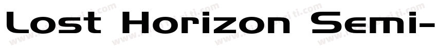 Lost Horizon Semi字体转换